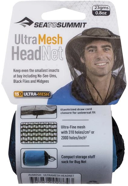 Sea To Summit Ultra-Fine Mesh Kopfnetz, Schwarz – Bild 2