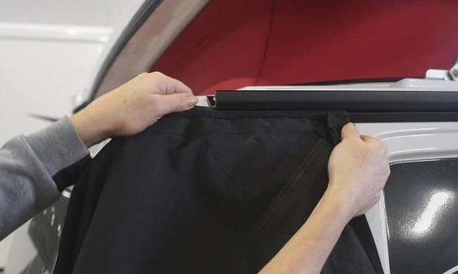 Isabella Asa Van-Sonnendach, 252x235cm, Schwarz – Bild 2