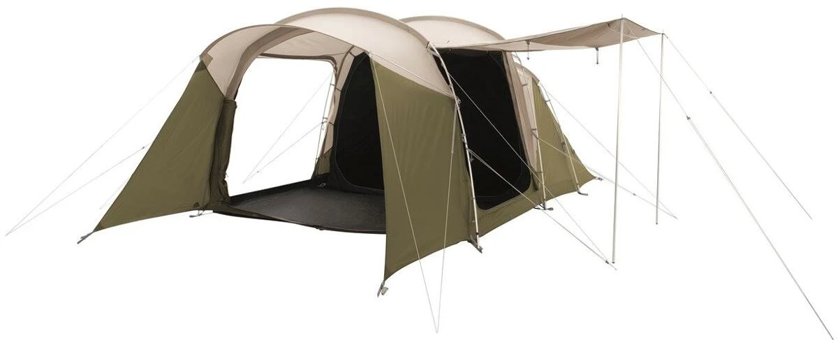 Robens Wolf Moon 5XP Tunnelzelt, 5-Personen, 545x300cm, Sandfarben/grün – Bild 2