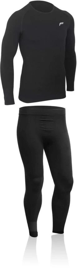 F-LITE F Superlight Herren-Funktionswäscheset, Schwarz