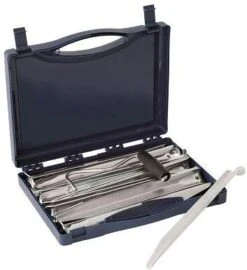 Outwell Super U-Heringe-Box, 24cm, Stahl, Silver