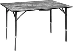 Brunner ELÚ Duplit Campingtisch, 110x75xH70cm, Aluminium, Grau