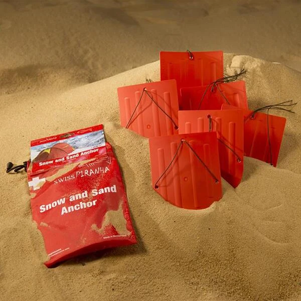 Swiss Piranha Schnee & Sand Anker, 6 Stück – Bild 7