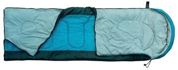 Origin Outdoors Sommer Deckenschlafsack 220x75cm, Blau-grau â Bild 2