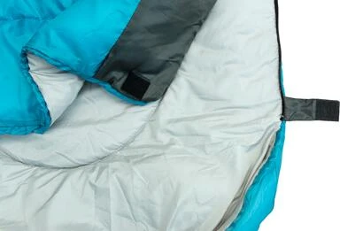 Origin Outdoors Sommer Deckenschlafsack 220x75cm, Blau-grau â Bild 4