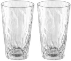 Koziol Club No.6 Trinkglas, 300ml, 2er Set, Crystal Clear