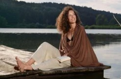 Cocoon Insektenschutz-Reisedecke, 180x140cm, Coolmax, Braun