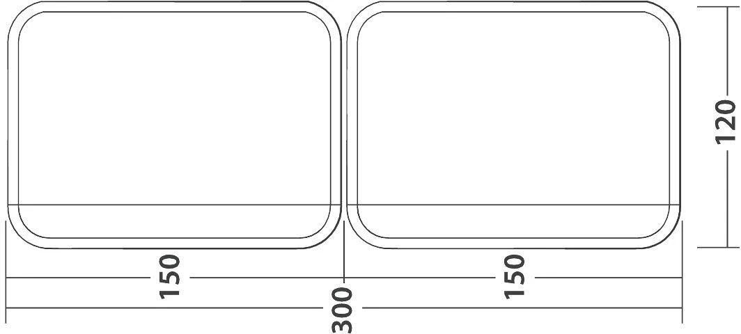 Outwell Windscreen Air Scalable 150, Grau – Bild 5