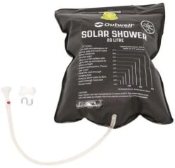 Outwell Solardusche, 20 Liter, Schwarz