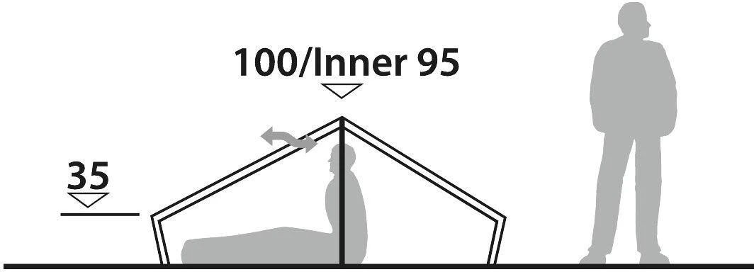 Robens Chaser 2 Tunnelzelt, 2-Personen, 225x165cm, Dunkelgrün – Bild 7