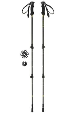 Ferrino Kailash Trekkingstöcke, Schwarz, 60-135cm