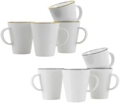 Gimex Linea Line Henkelbecher, 4er-Set